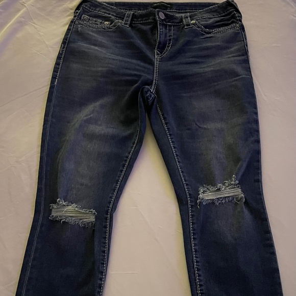 👖 True Religion Distressed Skinny/Slim Jeans size 33 👖 - Picture 2 of 11